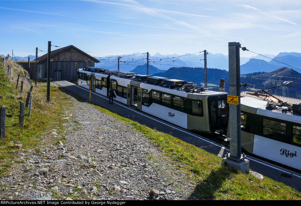 Train 45 on top at Rigi Kulm